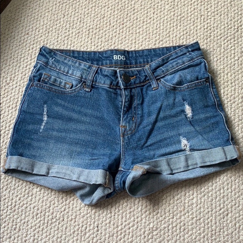 BDG Mid Rise Jean Shorts